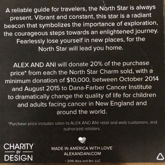 Alex and Ani North Star bangle - Picture 3 of 3